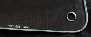 Quarter Glass - Clear - RH - 66-67 GM A-Body Convertible - Image 3 of 3