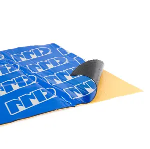 SilentDrive Pro Mat Sound Deadener Kit - Blue Silver - Box of 10 Sheets - 43 Square Feet - Image 4 of 5
