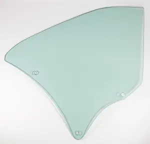 Quarter Glass - Green Tint - RH - 66-67 GM A-Body Coupe - Image 1 of 3