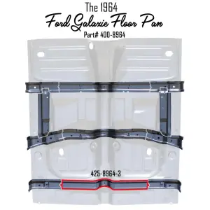 Rear Floor Brace - Center - 64 Galaxie - Image 5 of 5
