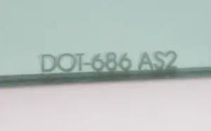 Quarter Glass - Green Tint - RH - 66-67 Chevelle 2DR Sedan (Post) - Image 3 of 3
