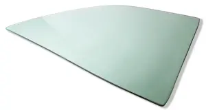 Quarter Glass - Green Tint - RH - 66-67 Chevelle 2DR Sedan (Post) - Image 2 of 3