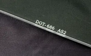Quarter Glass - Green Tint - LH - 66-67 GM A-Body Convertible - Image 3 of 3