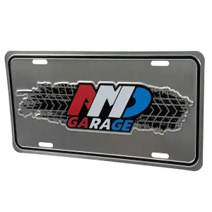AMD Garage Red White and Blue Embossed License Plate Tag - Image 3 of 4