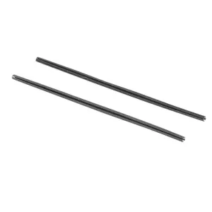 Vent Window Division Bar Weatherstrip - Pair with Clips - 67-72 Dodge Plymouth A-Body 67-70 B-Body - Image 4 of 6