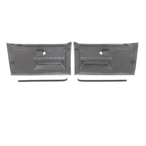 Front Door Panels - Black - Pair - 81-91 Chevy GMC CK Truck Blazer Jimmy Suburban - Image 9 of 10