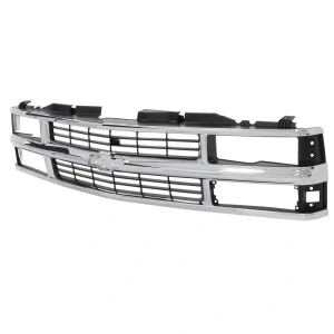 Premium Grille Shell - Chrome Gray - Composite Headlight - 94-98 Chevy CK Pickup SUV - Image 2 of 6
