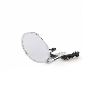 Outside Door Mirror - Chrome with Bowtie and LED Signal - LH - 66-68 Chevelle Camaro 66-72 Chevy II Nova - Image 5 of 5