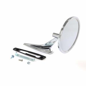 Outside Door Mirror - Chrome with Bowtie - RH - 66-68 Chevelle Camaro 66-72 Chevy II Nova - Image 2 of 4