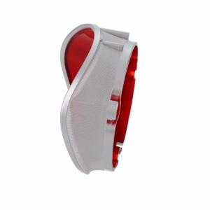 Tail Light Lens - Red - with Stainless Trim - LH - 71 Chevelle Malibu - Image 3 of 5