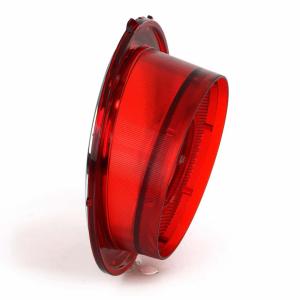 Back-Up Lamp Lens - Red with Outer Stainless Trim - RH - 70-73 Camaro Standard - Image 3 of 5