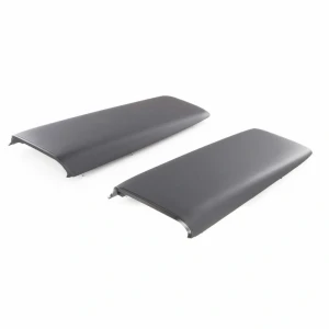 Twin Hood Scoops with Black Bezels - 71-72 Duster Demon - Image 1 of 6