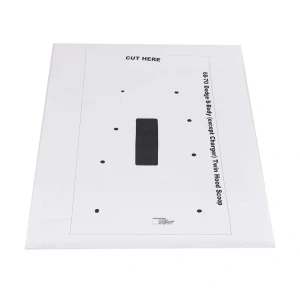 Twin Hood Scoop Template - 69-70 Coronet Ramcharger Hood - Image 1 of 4