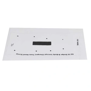 Twin Hood Scoop Template - 69-70 Coronet Ramcharger Hood - Image 3 of 4