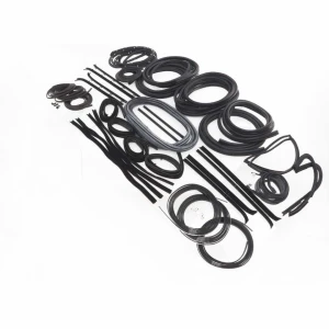 Weatherstrip Kit - w/ Chrome Lock Strip - 41 pcs - 80 Chevy GMC CK Suburban with Barn Doors - Image 2 of 5