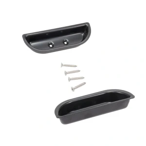 Door Armrest Finger Cup – Metal – Pair – 73-79 Ford Trucks 78-79 Bronco - Image 2 of 6