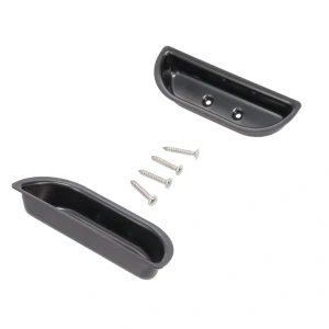 Door Armrest Finger Cup – Metal – Pair – 73-79 Ford Trucks 78-79 Bronco - Image 6 of 6