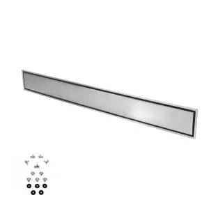 Tailgate Band - Brushed Aluminum Black - 81-91 Chevy GMC Blazer Jimmy - Image 2 of 6