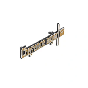 Dash Emblem - Cheyenne Super - 73-74 Chevy CK Truck SUV - Image 2 of 6