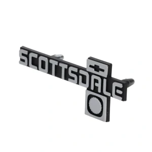Dash Emblem - Scottsdale - 81-88 Chevy CK Truck SUV - Image 6 of 6