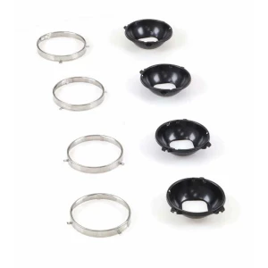 Headlamp Mounting Bucket and Retaining Ring Set - 8 pcs - 67-72 GMC CK Truck SUV - Image 2 of 7