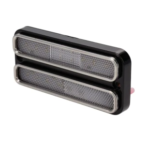 Rear Side Marker - Clear Lens 18 Red LED with Stainless Trim - 69-72 Chevy GMC CK Truck - Image 2 of 6