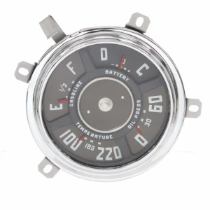 Gauge Cluster Assembly - 12-Volt - V8 - 47-48 Chevy Truck - Image 1 of 6