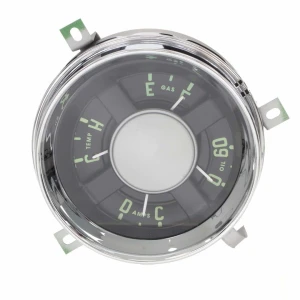Gauge Cluster Assembly - 6-Volt - 54-55 Chevy Truck - Image 1 of 6