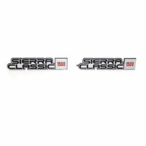 Fender Emblems - Pair - Sierra Classic 1500 - 81-87 GMC CK Truck - Image 1 of 6