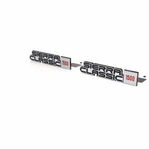 Fender Emblems - Pair - Sierra Classic 1500 - 81-87 GMC CK Truck - Image 2 of 6