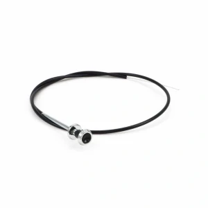 1966 GMC Suburban Choke Cable Black-Stainless Knob and Nut - 64-66 Chevy GMC CK Truck