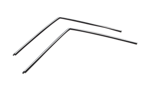 1966 Ford Bronco Door Glass Top Run Channels - 66-77 Bronco