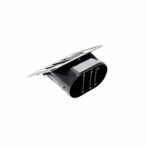 Defrost Outlet - Black RH - 67-72 Chevy GMC CK Truck SUV - Image 4 of 6