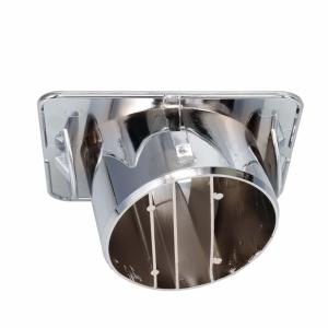 Defrost Outlet - Chrome LH - 67-72 Chevy GMC CK Truck - Image 4 of 8