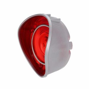 Tail Light Lens - Red - with Stainless Trim - RH - 71 Chevelle Malibu - Image 2 of 5