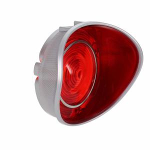 Tail Light Lens - Red - with Stainless Trim - RH - 71 Chevelle Malibu - Image 5 of 5