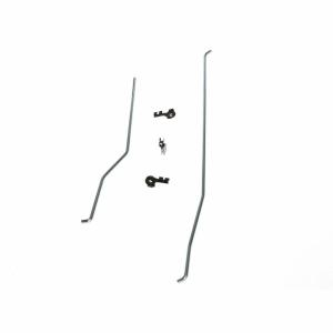Door Lock Rod and Latch to Relay Rod Set - LH - 67-72 Chevy GMC CK Truck - Image 3 of 5