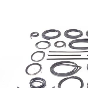 Weatherstrip Kit - Chrome Lock Strip - 36pcs - 81-85 Chevy GMC CK Suburban with Barn Doors - Image 2 of 5