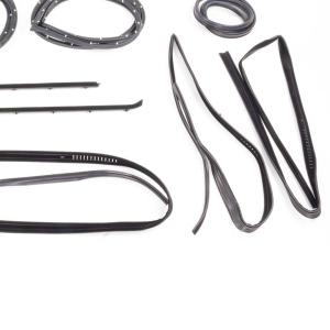 Weatherstrip Kit - Chrome Lock Strip - 36pcs - 81-85 Chevy GMC CK Suburban with Barn Doors - Image 4 of 5