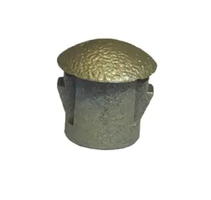Mopar A / B Body Vent Window Regulator Access Hole Plug (Gold) - Image 2 of 2