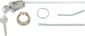 1974 Plymouth GTX Trunk Lock Kit - 73-76 A-Body; 73-74 B-Body; 73-74 E-Body