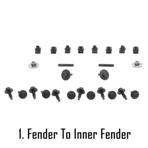 Fender Bolt Kit - 68-70 Dodge Plymouth B-Body - Image 2 of 8
