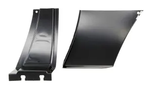 Front Fender Lower Rear Repair Panel w/ Brace - LH - 67-76 Dart; 71-72 Demon; 73-76 Dart Sport - Image 2 of 2