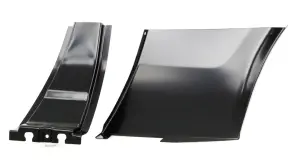 Front Fender Lower Rear Repair Panel w/ Brace - LH - 70-74 Challenger - Image 2 of 2