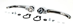 Outside Door Handle Set - Chrome - Pair - 52-59 Chevy GMC Pickup Truck - Image 2 of 3
