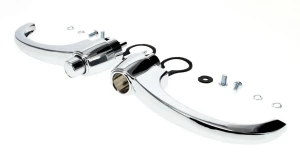 Outside Door Handle Set - Chrome - Pair - 52-59 Chevy GMC Pickup Truck - Image 3 of 3