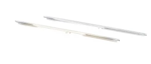 Front Door Panel Trim / Retainer Set - Chrome - 67-71 Chevy GMC C/K Pickup Blazer Jimmy - Image 2 of 6
