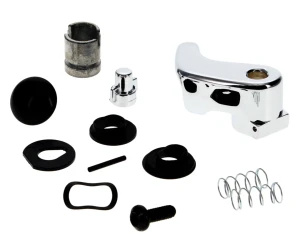 Vent Window Handle w/ Black Knob - LH - 89-91 Chevy GMC C/K Squarebody Truck; 89-91 Blazer Jimmy Suburban - Image 2 of 2