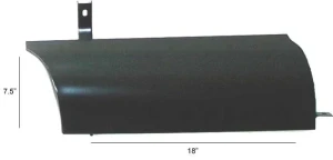 Running Board Splash Apron w/ Support Brace - RH - 47-53 Chevy GMC Short Bed Stepside Pickup - Image 1 of 2