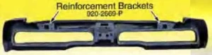 Tail Light Panel Reinforcement Brackets - Pair - 69-70 Charger - Image 4 of 4